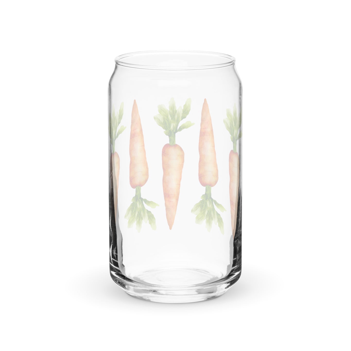 Carrots Can-Shaped Glass