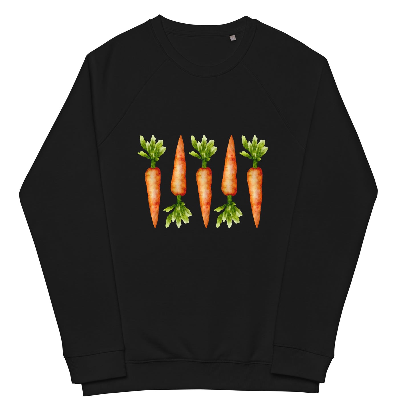 Carrots Unisex Raglan Crewneck Sweatshirt