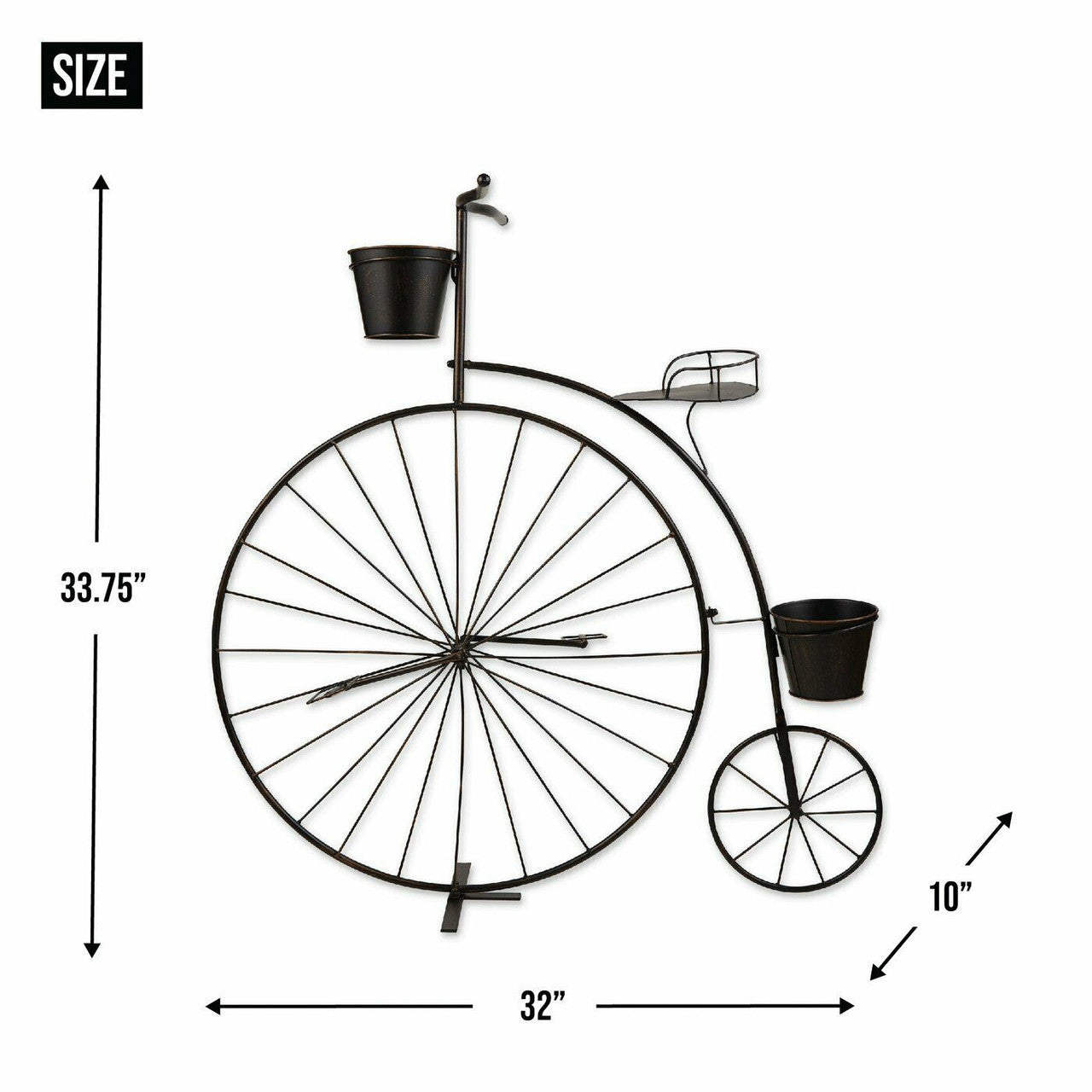 Vintage-Style Bicycle Plant Stand-7